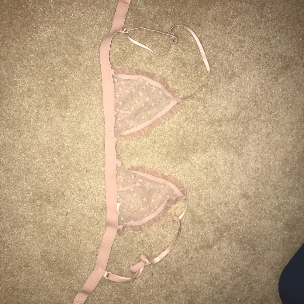 Light pink see through bralette